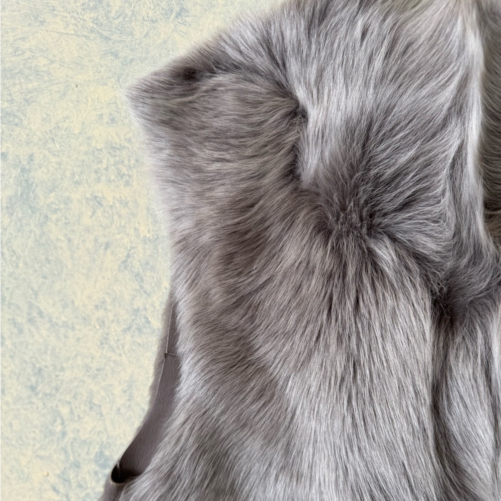 Ramy Brooke | Fur + Leather vest - Picture 8 of 8
